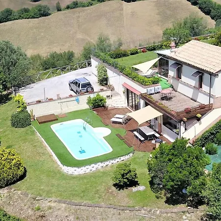 Casa rural Sole Marche Piscina Jacuzzi Scivolo Wifi Parcheggio